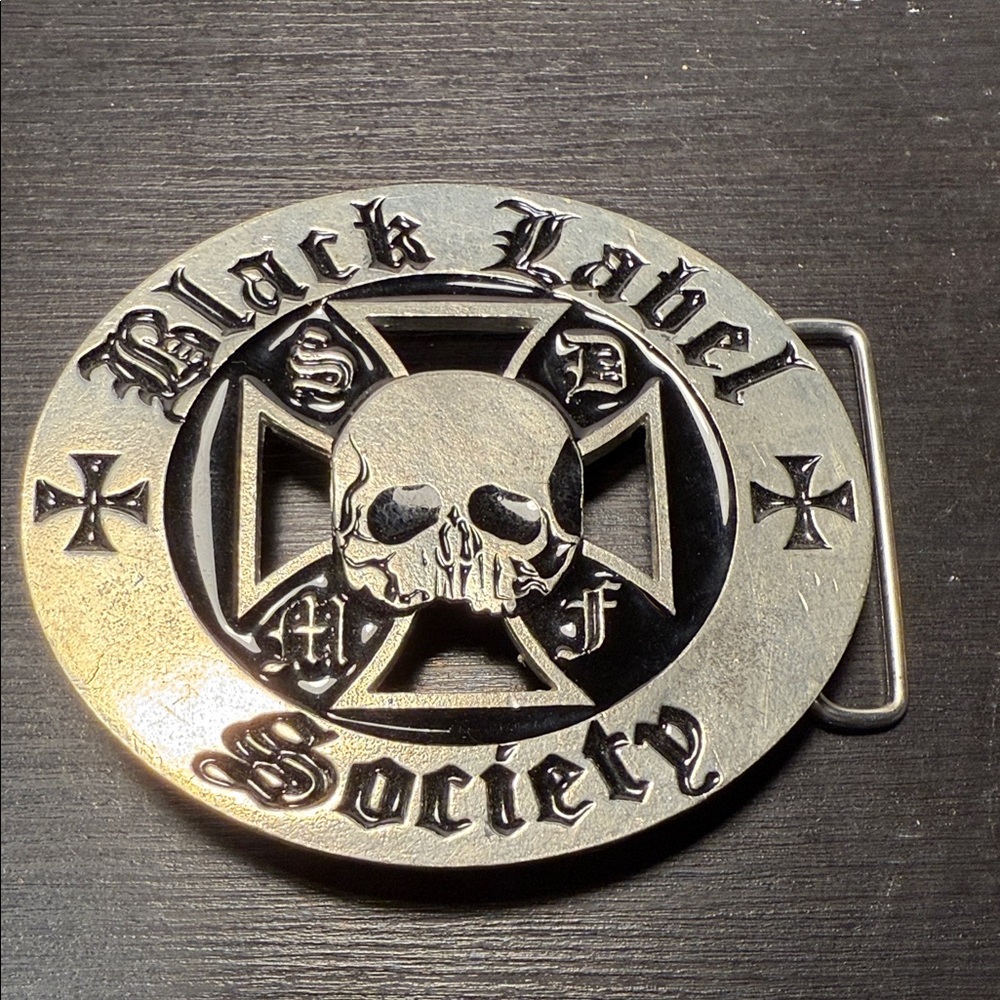 Vintage Black Label Society ☠️ Belt Buckle 2004